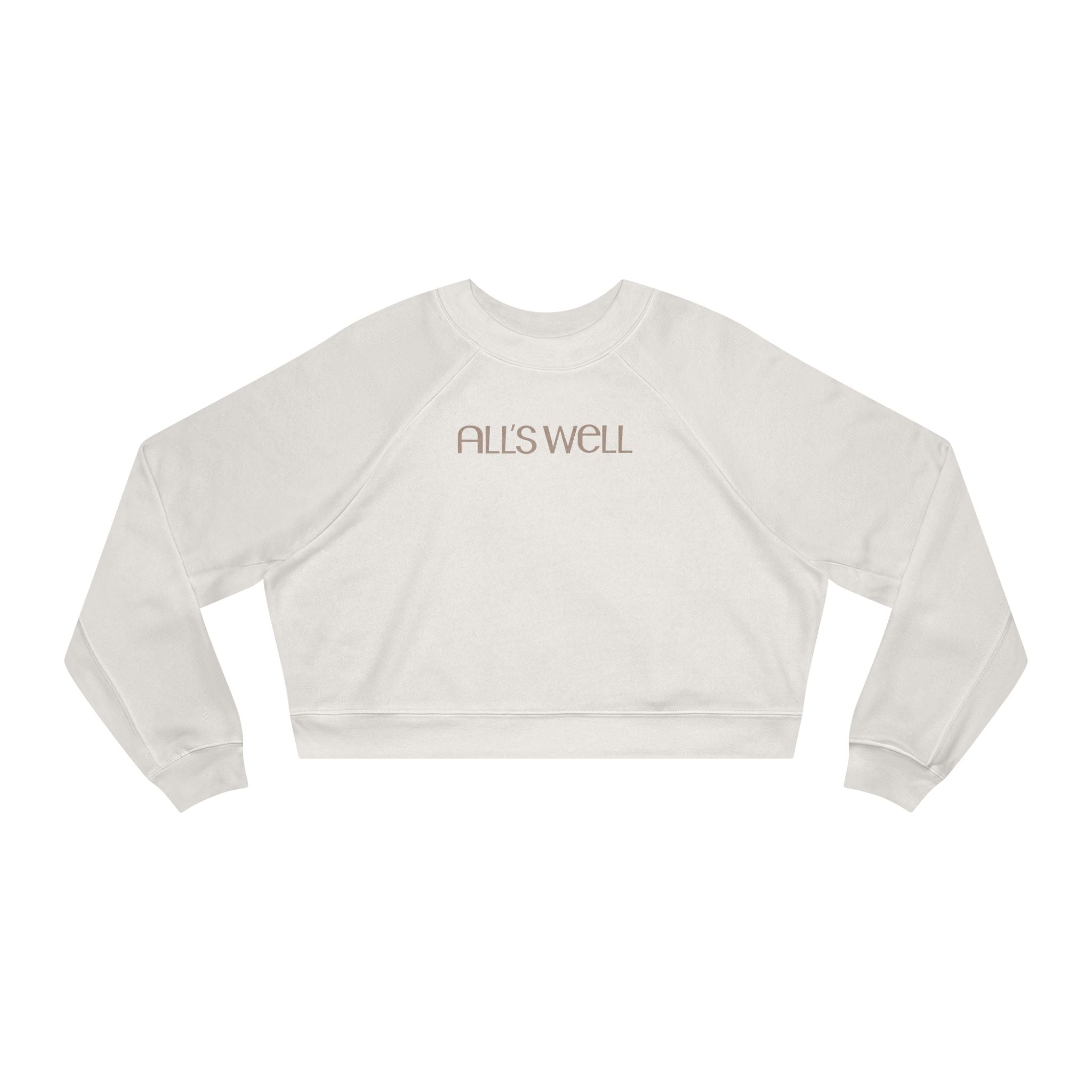 Standard- Cropped Women's Fleece Crewneck