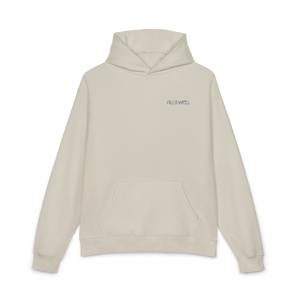 Super-Minimal Premium Relaxed Unisex Hoodie | Light Neutrals