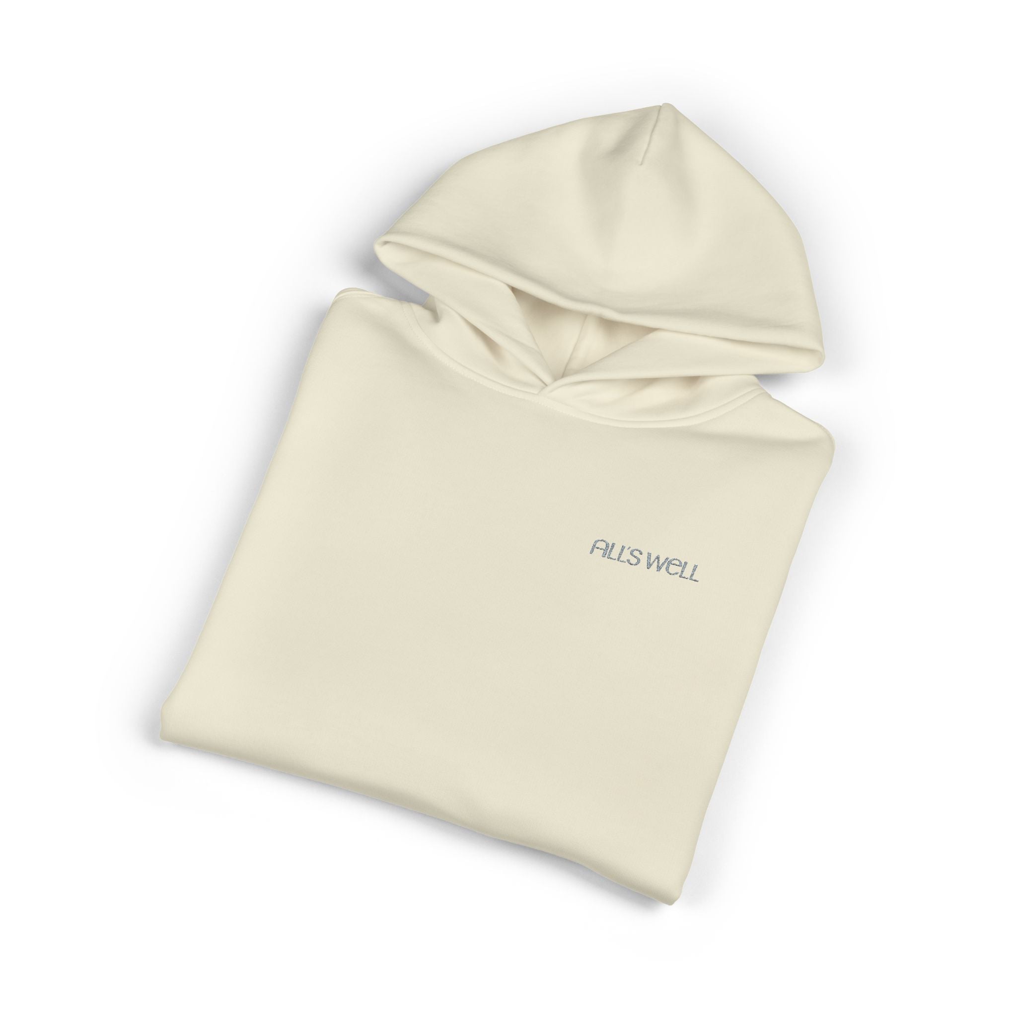 Super-Minimal Premium Relaxed Unisex Hoodie | Light Neutrals