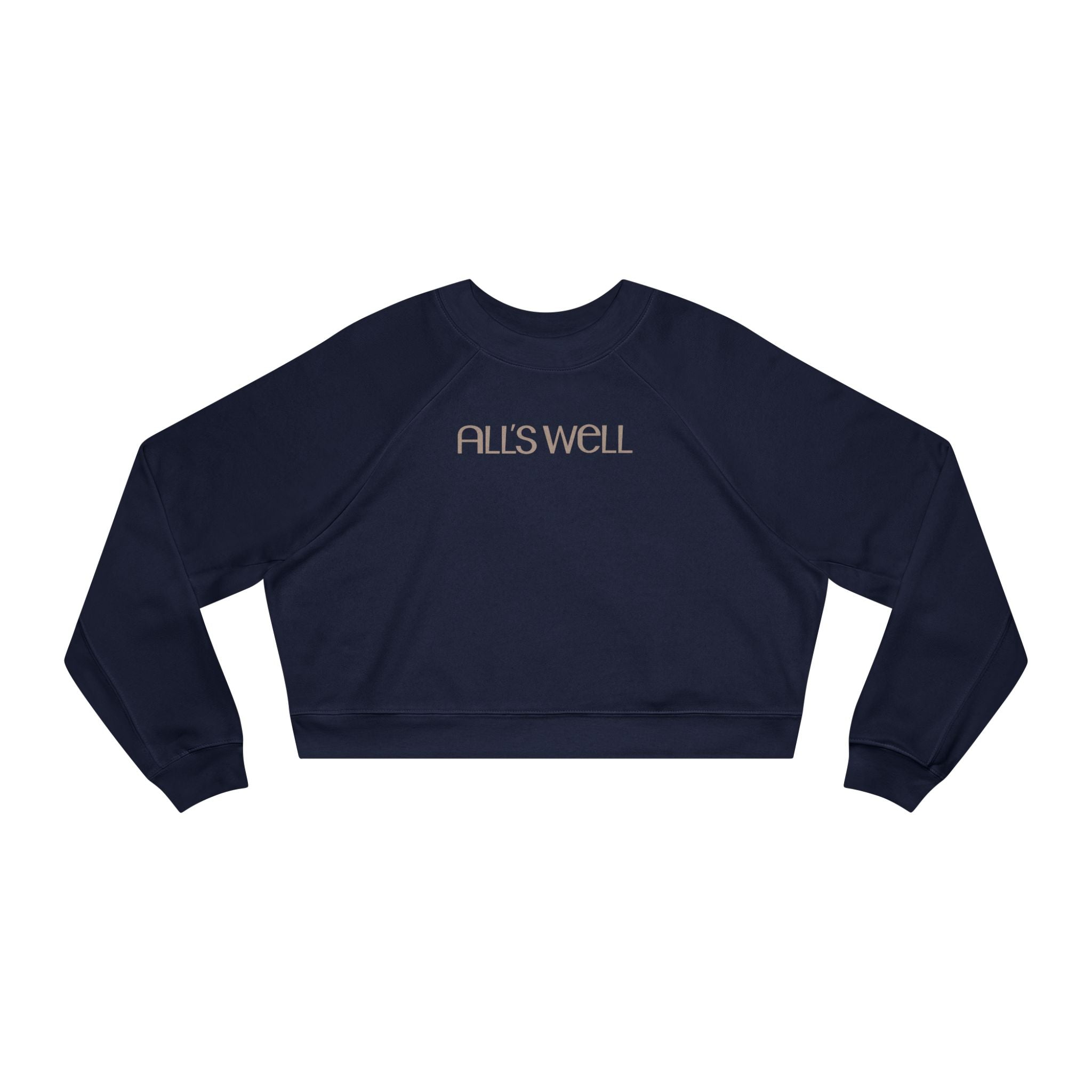 Standard- Cropped Women's Fleece Crewneck