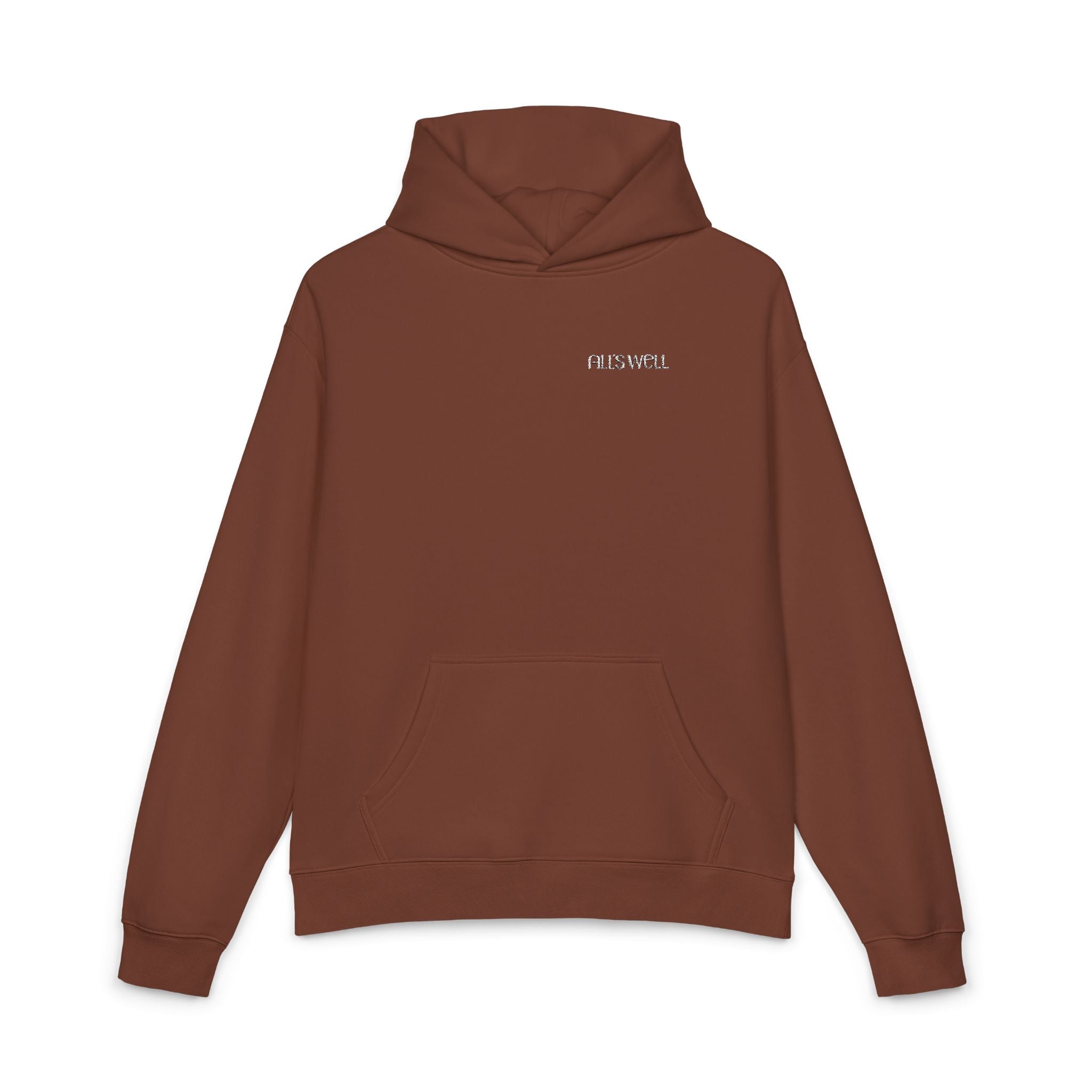 Super-Minimal Premium Relaxed Unisex Hoodie | Dark Neutrals
