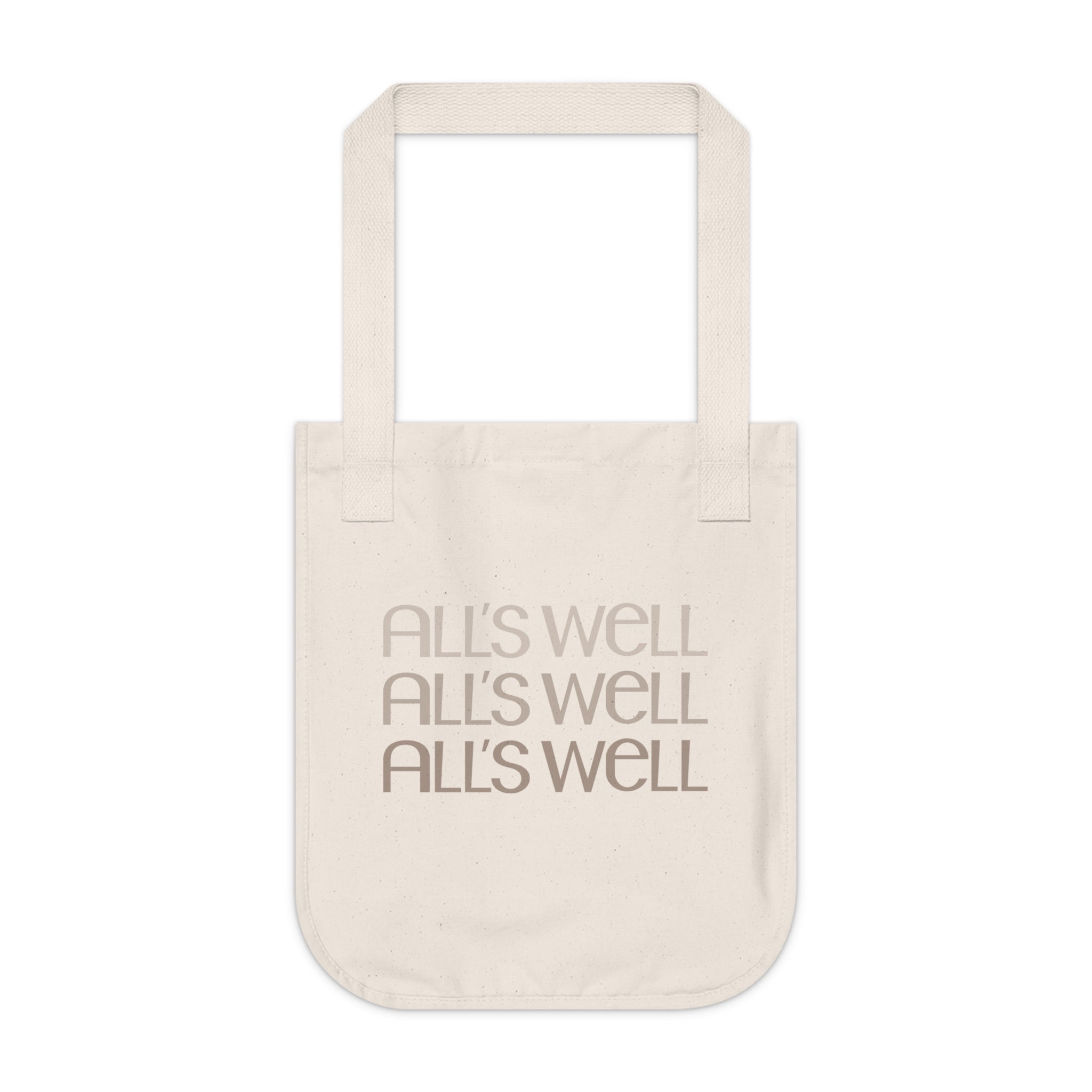 The Echo - Organic Canvas Tote Bag