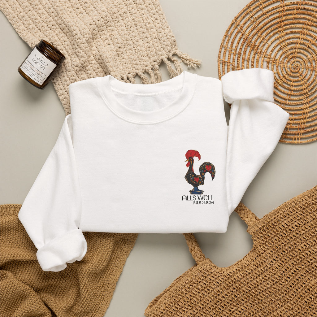 Tudo Bem - Gallo de Barcelos | Unisex Crewneck Sweatshirt
