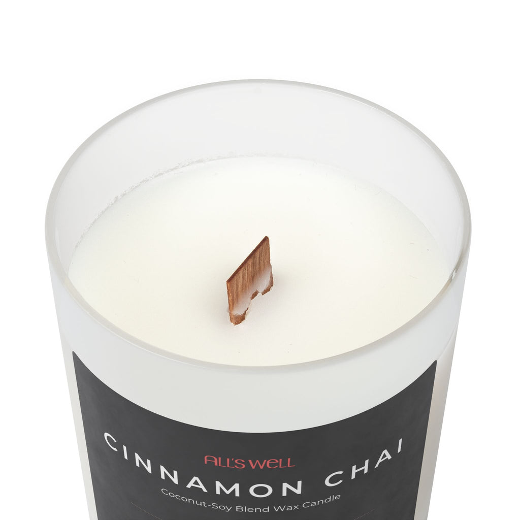 Premium Wood Wick Candle - Hand Poured Coconut-Soy Wax