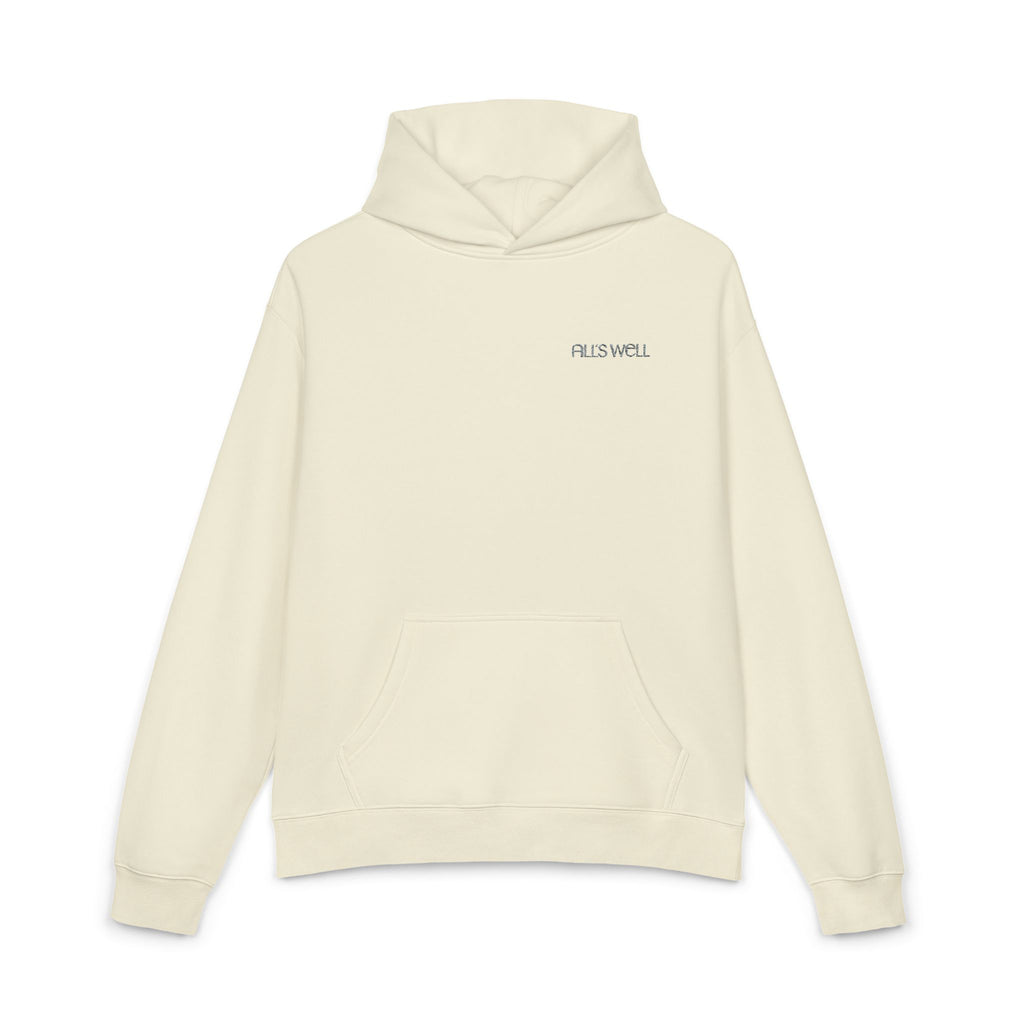 Super-Minimal Premium Relaxed Unisex Hoodie | Light Neutrals