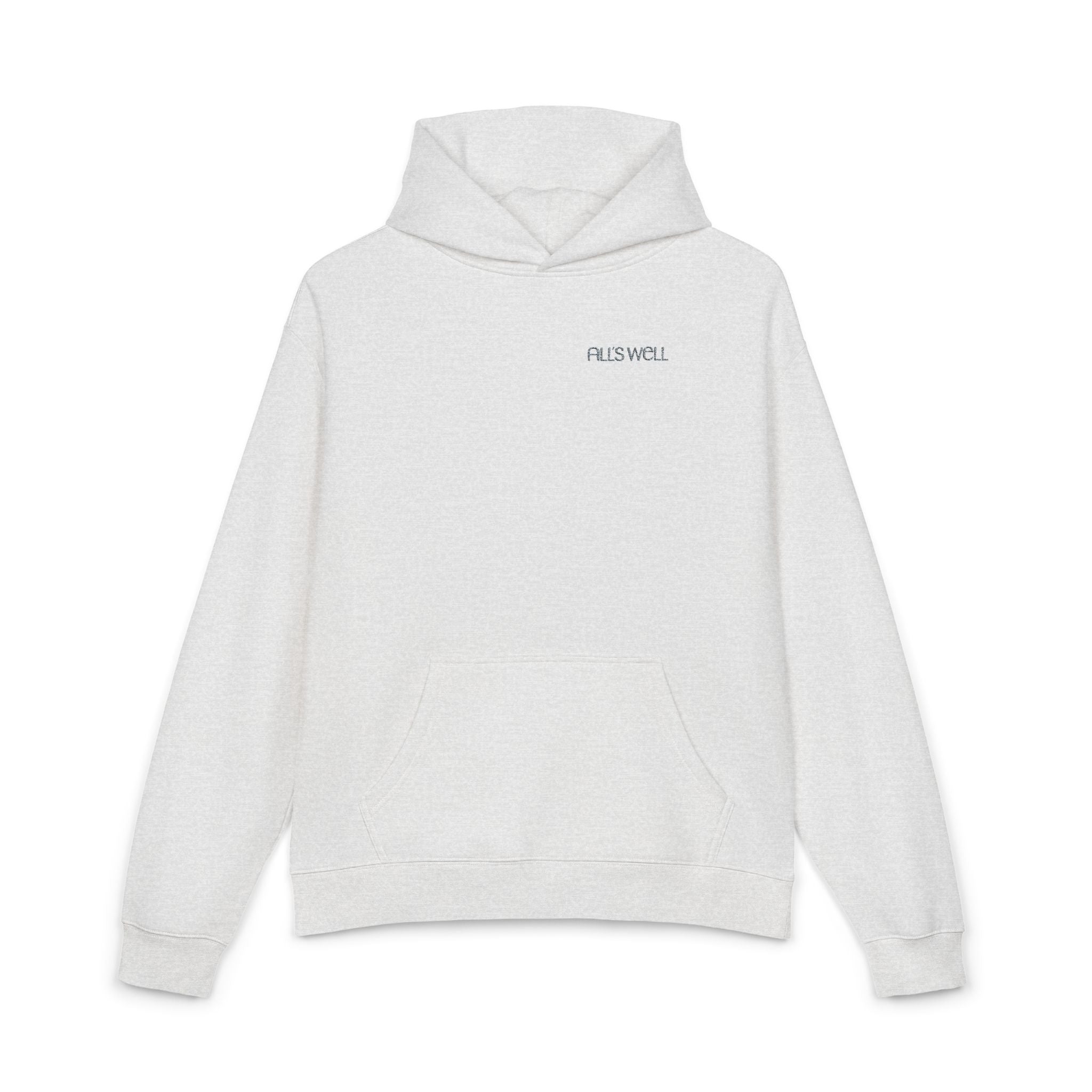 Super-Minimal Premium Relaxed Unisex Hoodie | Light Neutrals